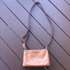 Coach Brown Leather Crossbody Bag